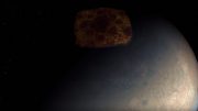 红外线拍摄的木星北极的3D飞越图