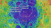 天文学家映射月亮南极盆地的矿物学