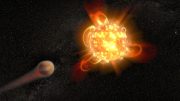 天文学家从年轻的红矮星上观察到超级耀斑