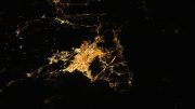 雅典夜间光源国际空间站