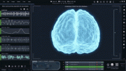 脑活动扫描概念