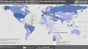 Covid-19 Coronavirus地图4月15日