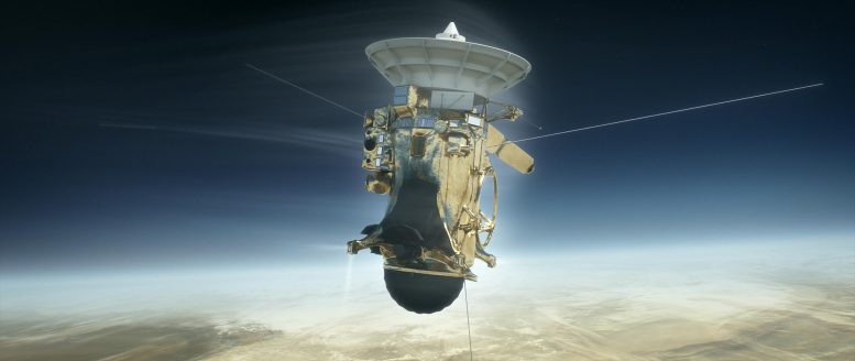 卡西尼号土星大气层