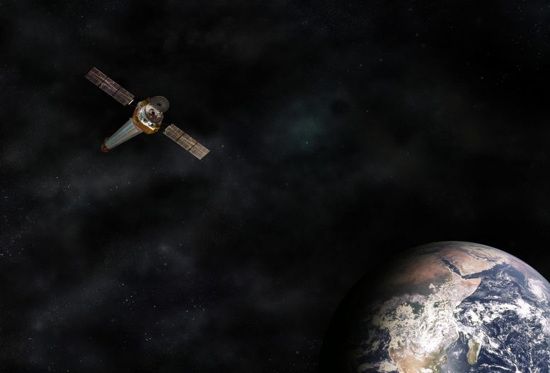 地球轨道的Chandra X射线天文台