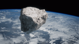 危险的小行星接近地球