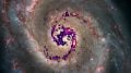 Whirlpool银河系统磁元子辐射分布