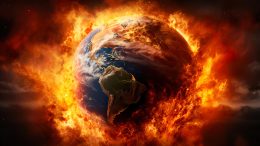 地球燃烧全球暖化气候变化