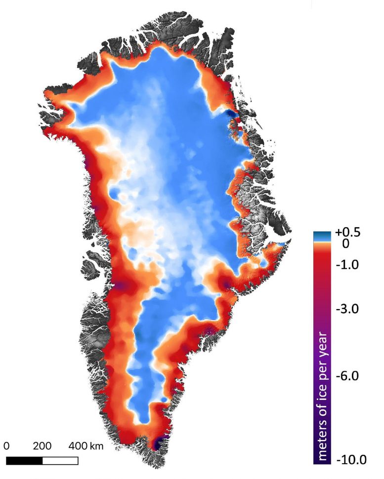 格陵兰冰变换