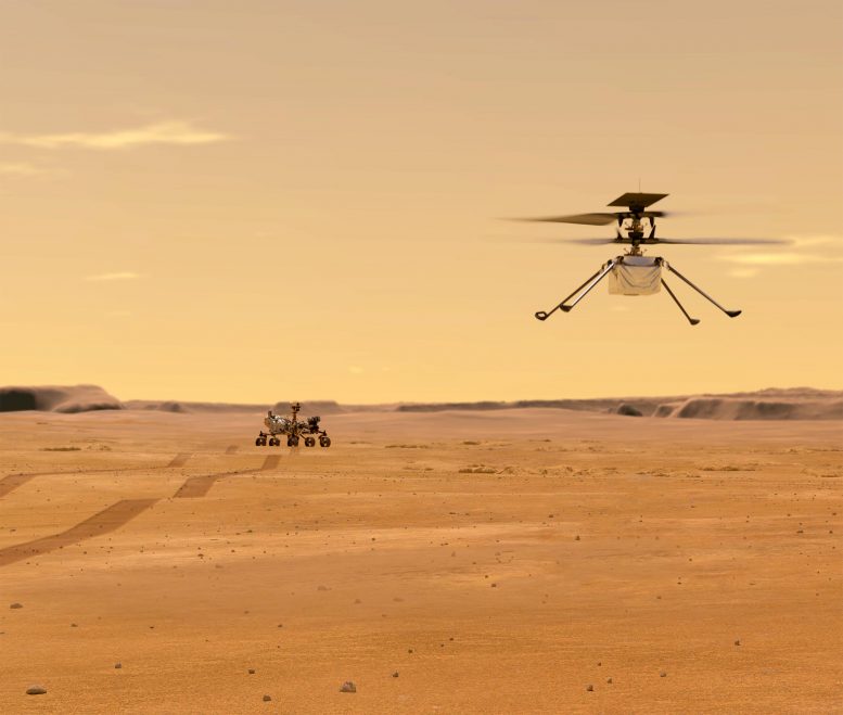 直升机在火星上的毅力