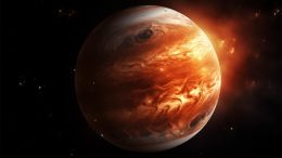 热木星Exoplanet概念艺术