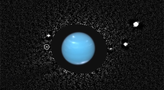 哈勃图像显示海王星失去了内卫星