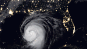 飓风劳拉海湾海岸地图