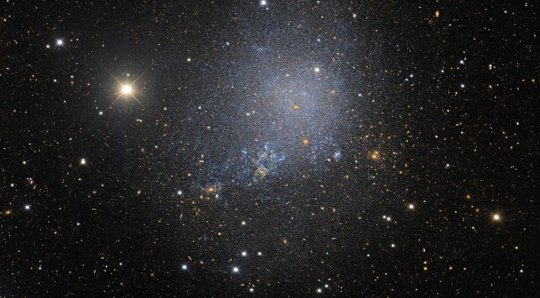 不规则的DWARF GALAXY IC 1613