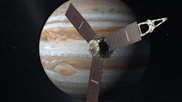 在木星周围的轨道的朱诺航天器