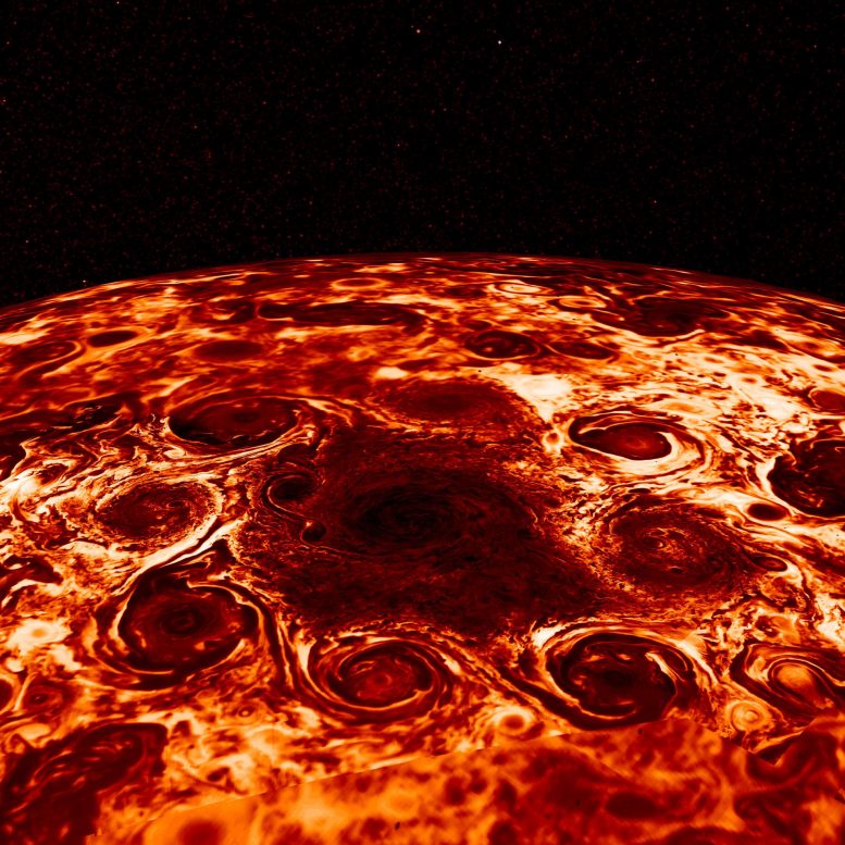 木星的外层大气层向木星延伸数千英里