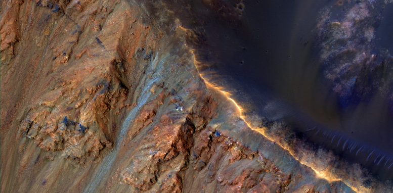 火星上的克鲁帕克陨石坑