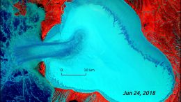 Landsat 8 Vavilov Ice章2018