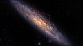 磁星在NGC 253星系中的位置