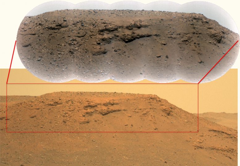 火星Jezero Crater Delta Scarp