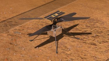 美国宇航局的精巧直升机火星插图