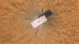美国宇航局灵巧火星直升机上图