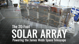 美国宇航局James Webb Space望远镜太阳能阵列