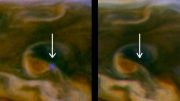 美国宇航局的卡西尼号飞船捕捉到了环绕土星北半球的巨大风暴中的闪电