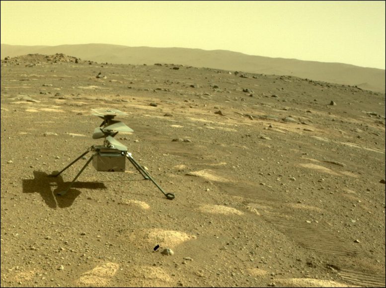 美国宇航局在火星上的独创直升机