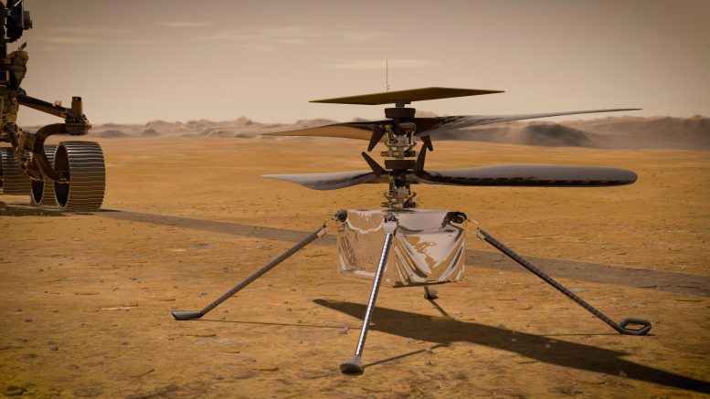 美国宇航局的“独创性”火星直升机