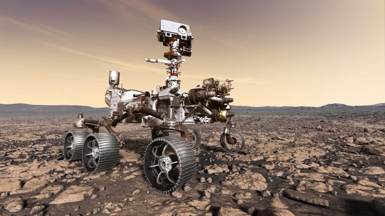 美国宇航局的火星2020漫游者正在研究其周围环境