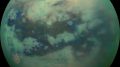 新卡西尼土星卫星土卫六的图像