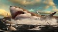 巨齿齿鲸捕食鲸盾