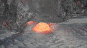 小圆顶喷泉利瓦亚河火山