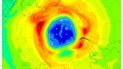 南极臭氧洞地图2021年9月