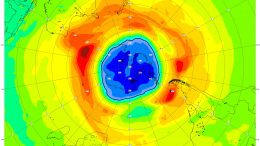 2021年9月南极臭氧空洞地图