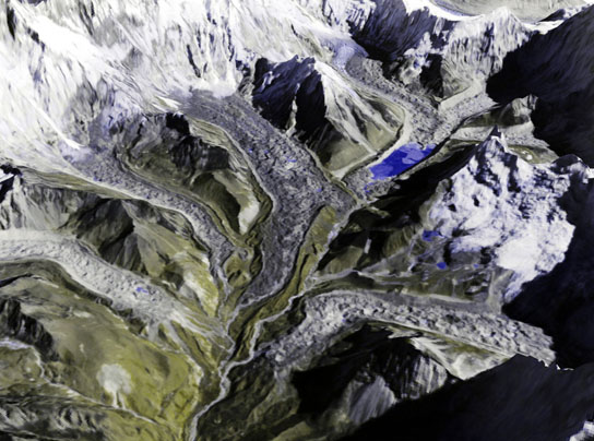 喜马拉雅山冰川