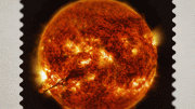 太阳科学永远邮票