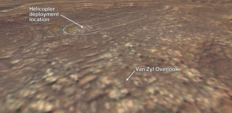 Van Zyl俯瞰，火星