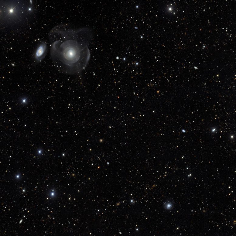 更广泛的椭圆星系NGC 474