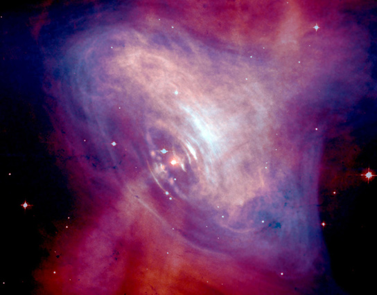 螃蟹 - 星云 -  Chandra-Nasa-pulsar
